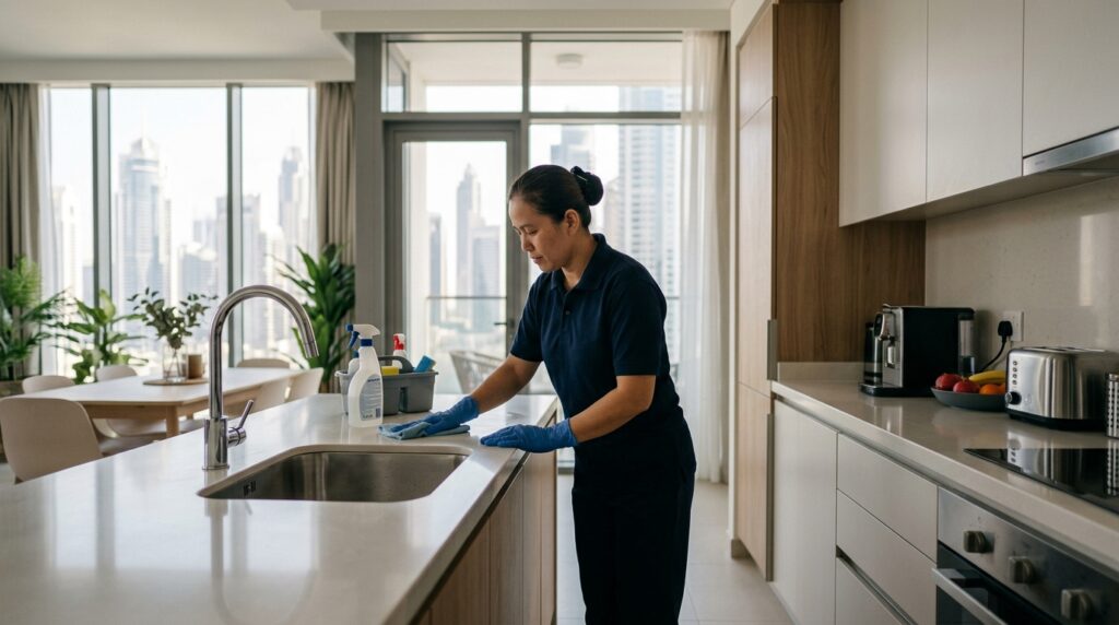 hourly maid service Dubai